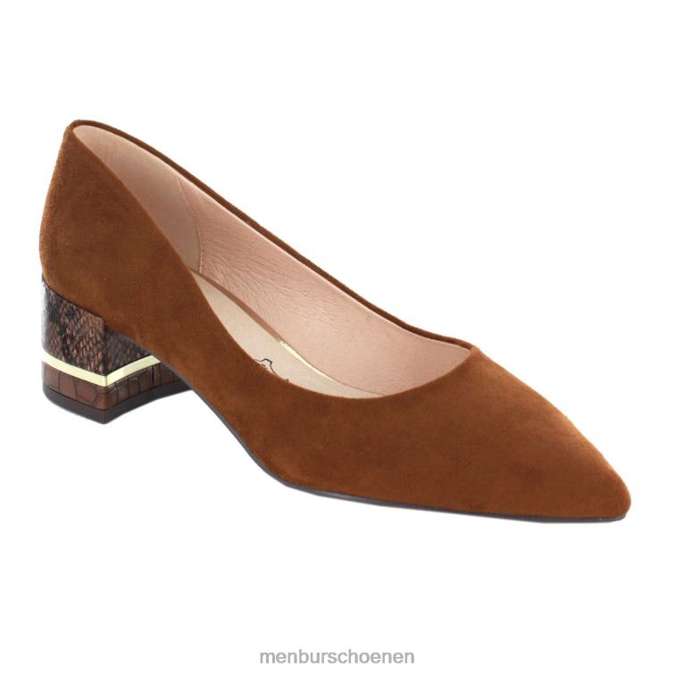 bruin middelhoge en lage hakken 64N062148 sorgono vrouwen Menbur
