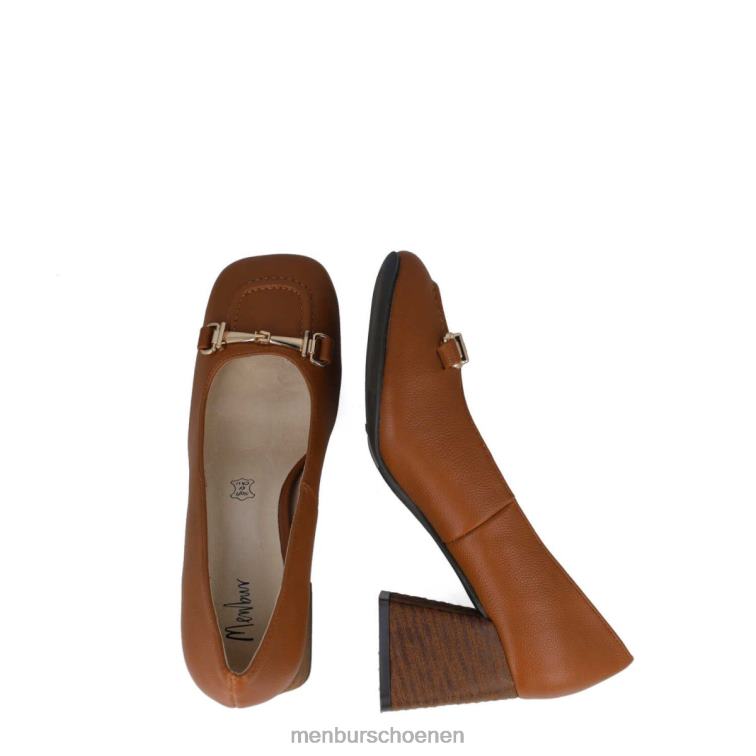 bruin middelhoge en lage hakken 64N065622 koraal vrouwen Menbur