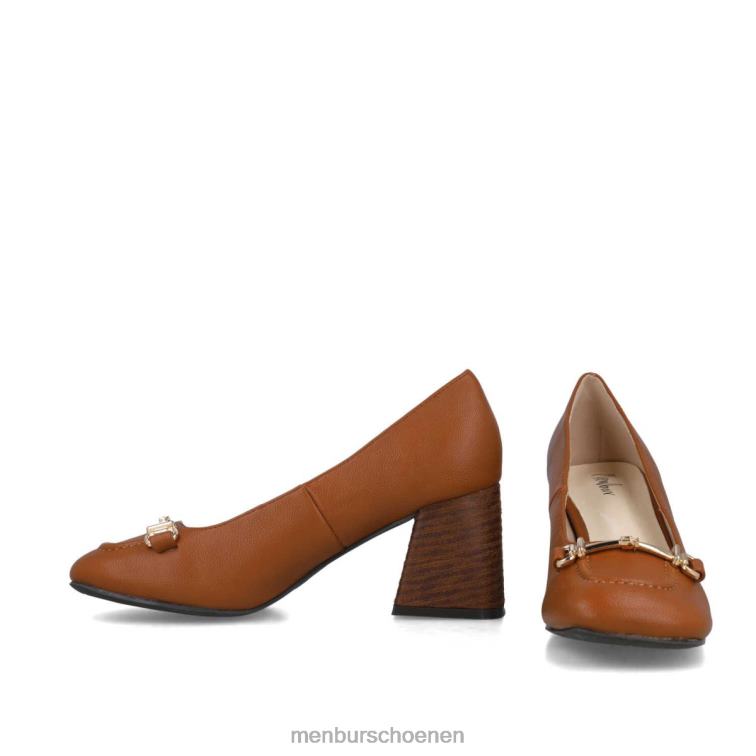 bruin middelhoge en lage hakken 64N065622 koraal vrouwen Menbur