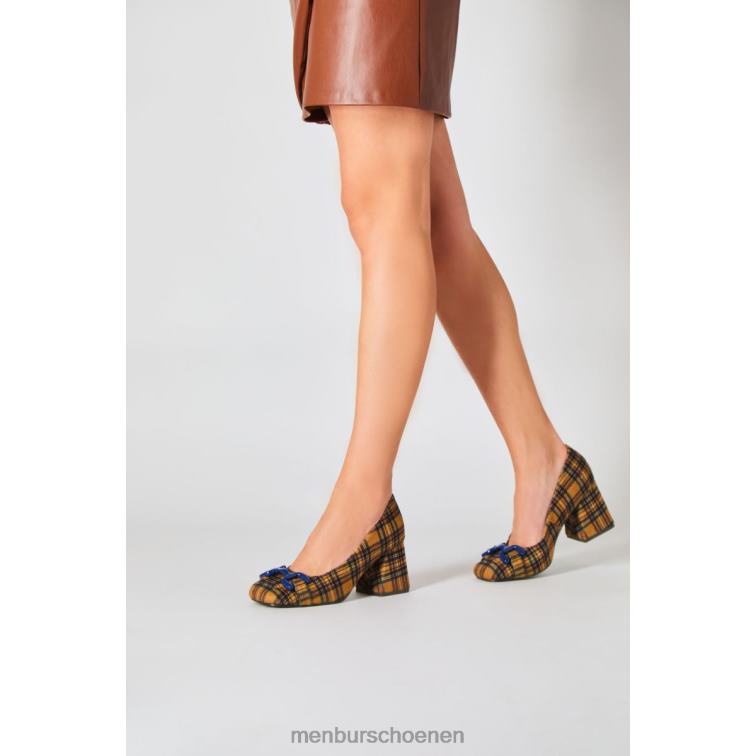 bruin middelhoge en lage hakken 64N065627 morganita vrouwen Menbur