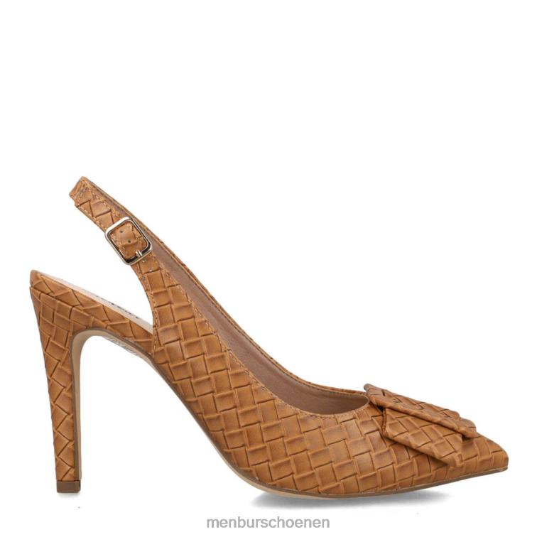 bruin middelhoge en lage hakken 64N065684 anortosita vrouwen Menbur