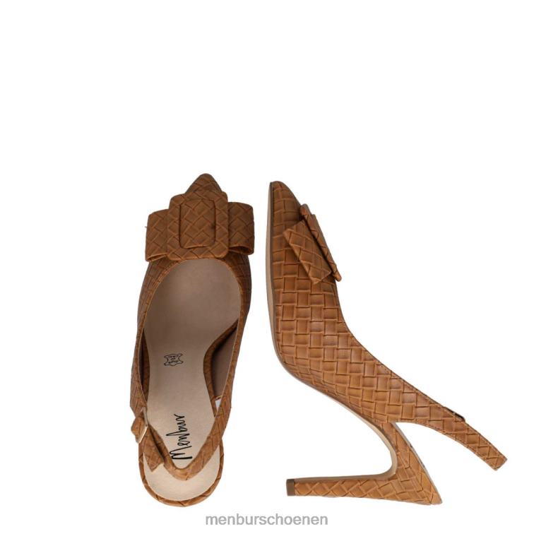 bruin middelhoge en lage hakken 64N065684 anortosita vrouwen Menbur