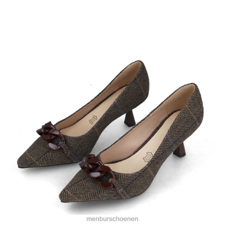 bruin middelhoge en lage hakken 64N065709 danburita vrouwen Menbur