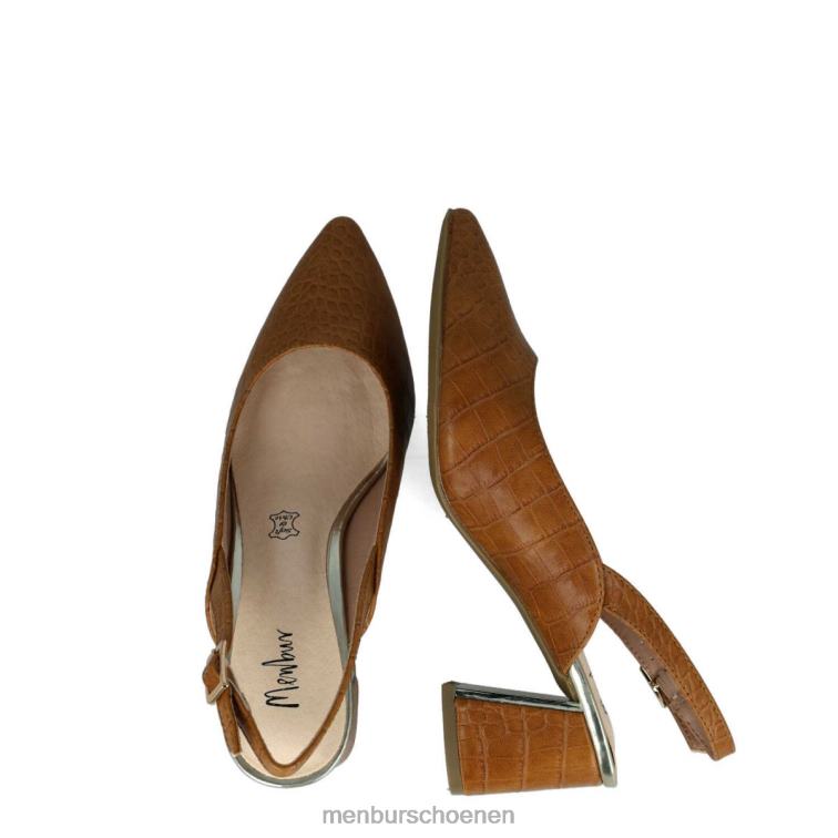 bruin middelhoge en lage hakken 64N065736 alpette vrouwen Menbur