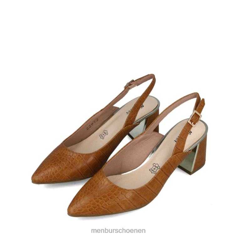 bruin middelhoge en lage hakken 64N065736 alpette vrouwen Menbur