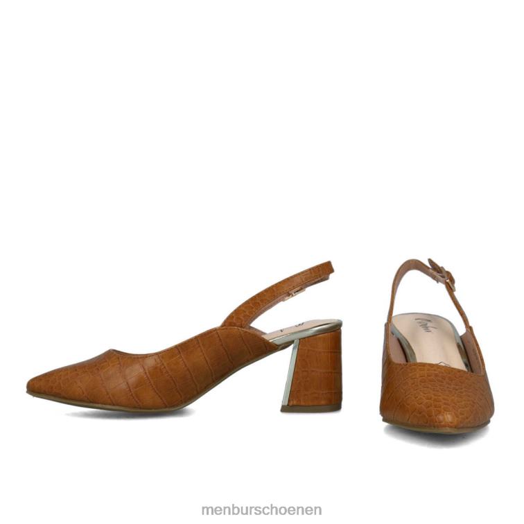 bruin middelhoge en lage hakken 64N065736 alpette vrouwen Menbur