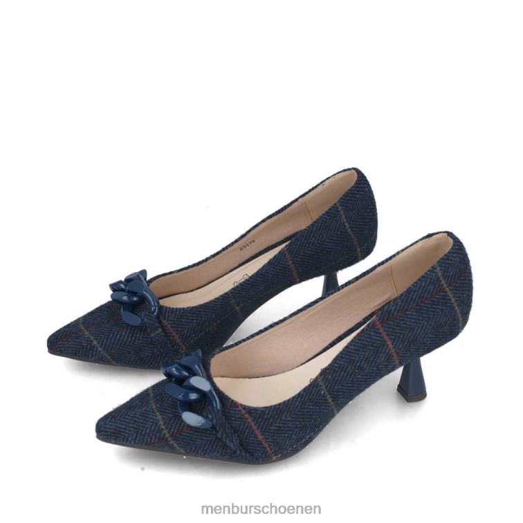 donkerblauw middelhoge en lage hakken 64N061669 danburita vrouwen Menbur