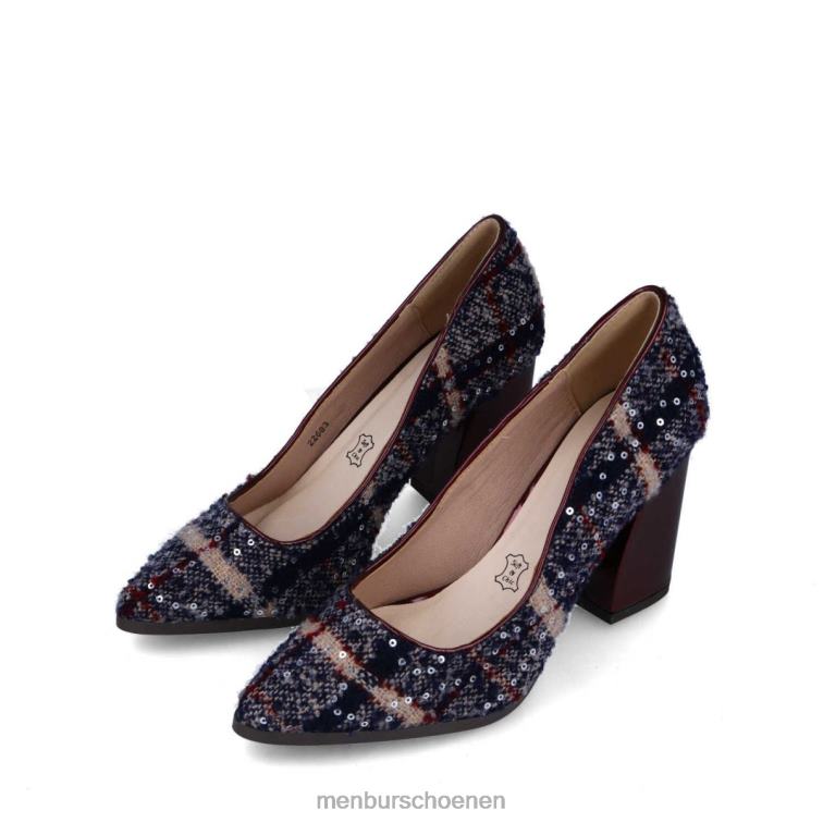 donkerblauw middelhoge en lage hakken 64N061728 amaranta vrouwen Menbur