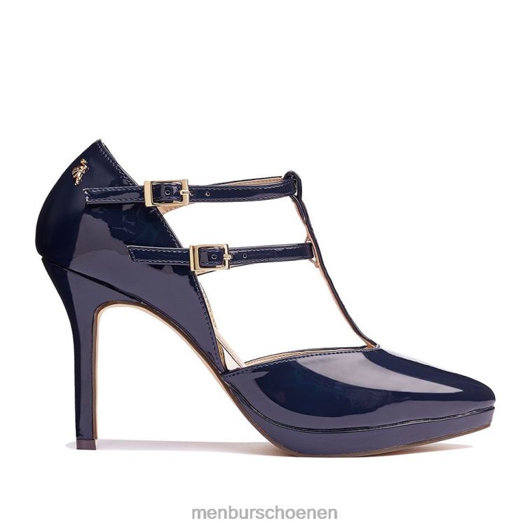 donkerblauw middelhoge en lage hakken 64N061803 uitgerekt vrouwen Menbur