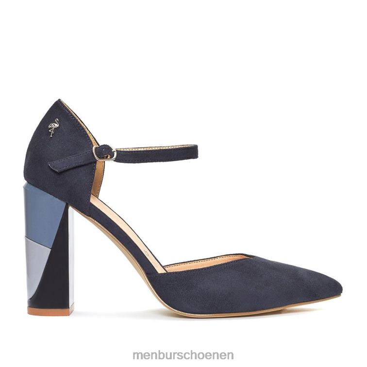 donkerblauw middelhoge en lage hakken 64N062144 solat vrouwen Menbur