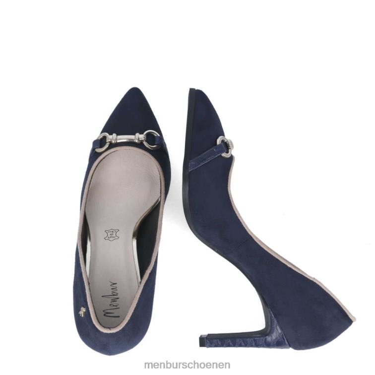 donkerblauw middelhoge en lage hakken 64N065863 eretie vrouwen Menbur