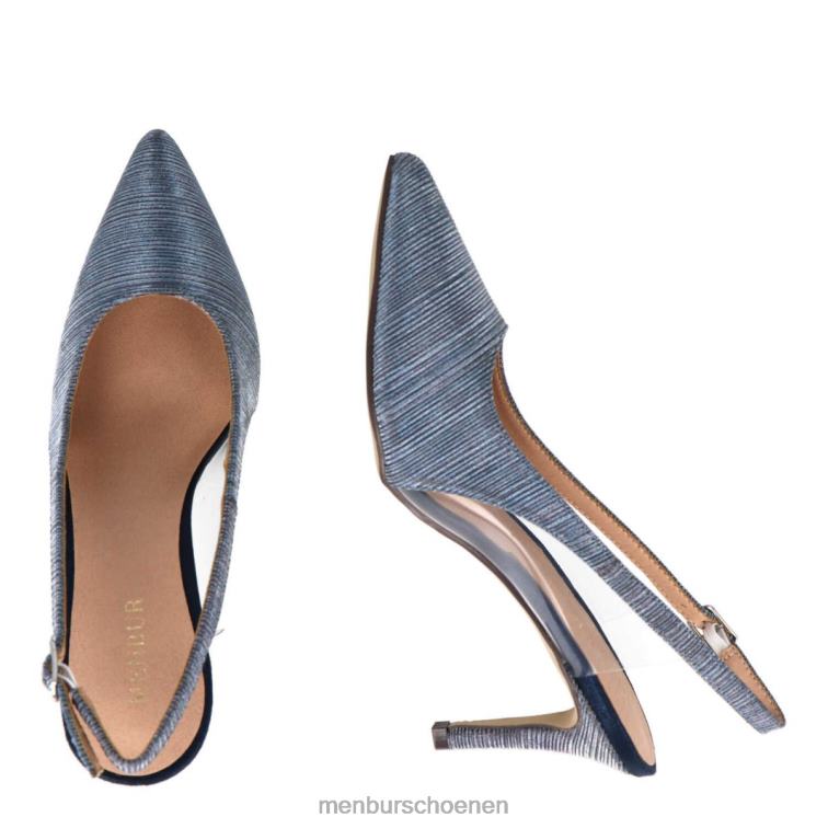 donkerblauw middelhoge en lage hakken 64N065899 Pasquali vrouwen Menbur