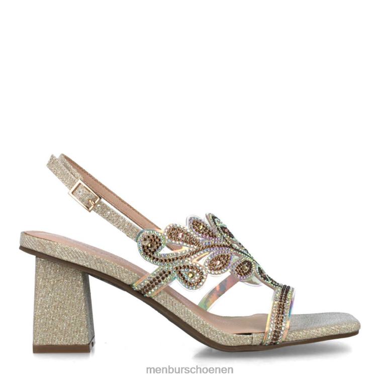 goud middelhoge en lage hakken 64N061643 obsidiaan vrouwen Menbur