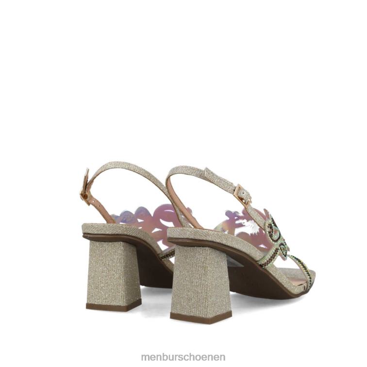 goud middelhoge en lage hakken 64N061643 obsidiaan vrouwen Menbur