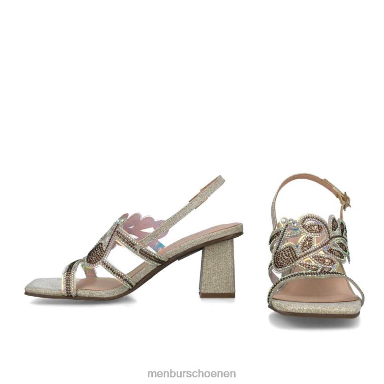 goud middelhoge en lage hakken 64N061643 obsidiaan vrouwen Menbur