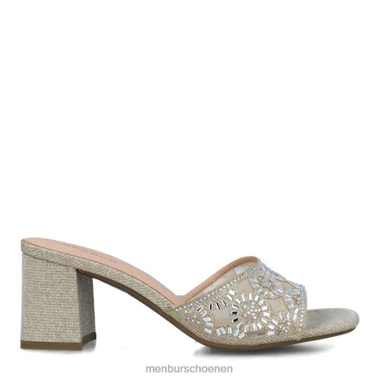 goud middelhoge en lage hakken 64N061646 hamburger vrouwen Menbur