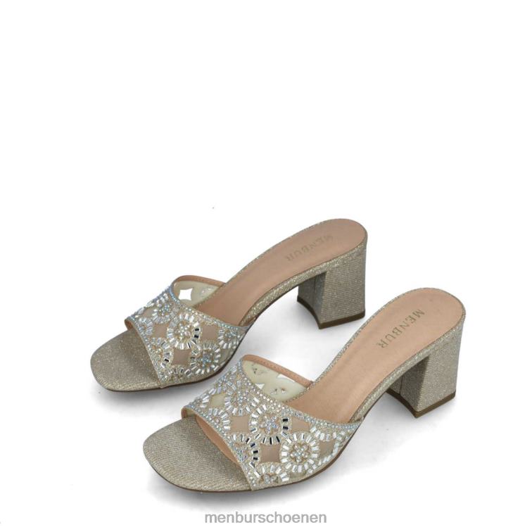 goud middelhoge en lage hakken 64N061646 hamburger vrouwen Menbur