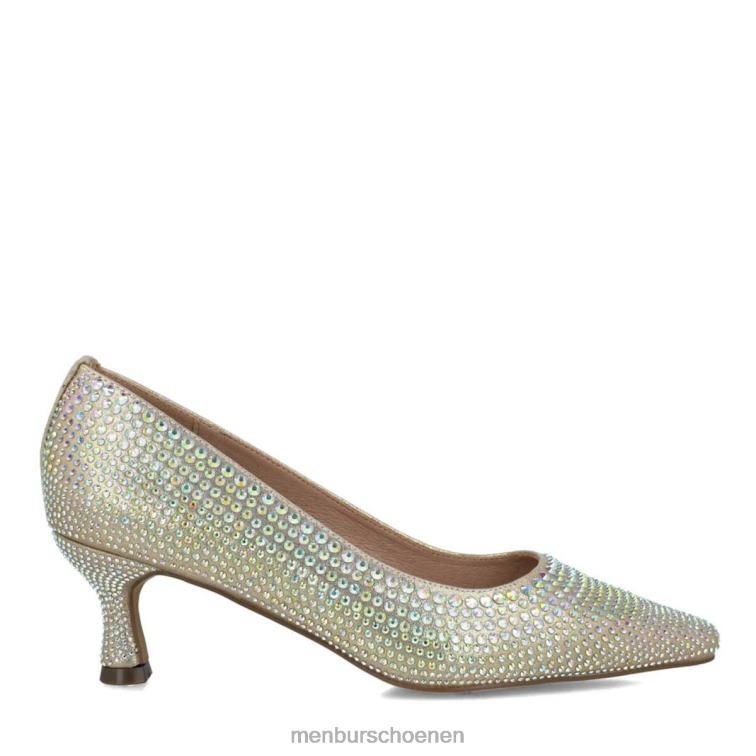 goud middelhoge en lage hakken 64N061665 aquamarina vrouwen Menbur