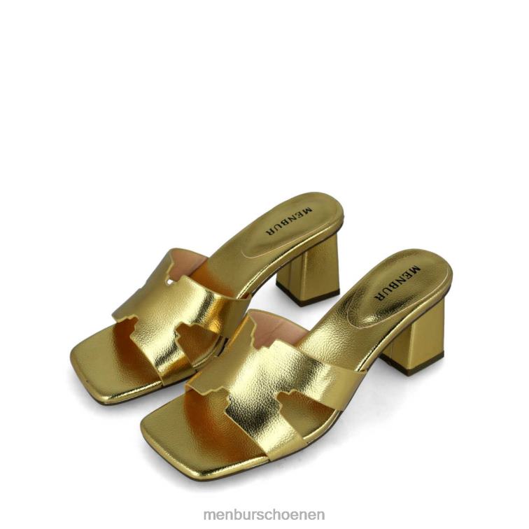 goud middelhoge en lage hakken 64N061690 geheugensteuntje vrouwen Menbur