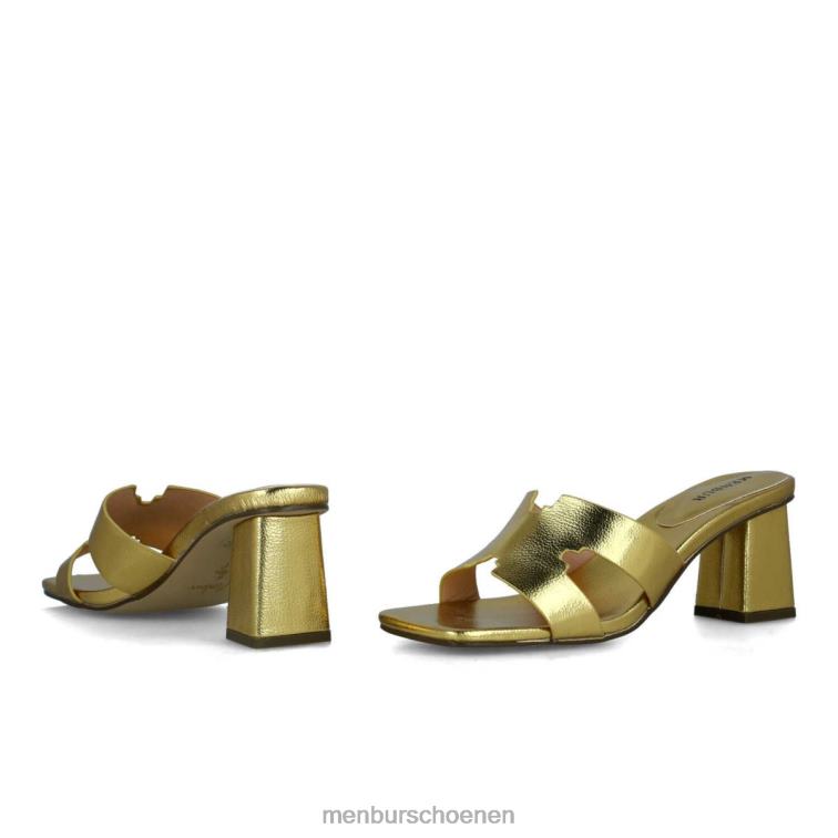 goud middelhoge en lage hakken 64N061690 geheugensteuntje vrouwen Menbur