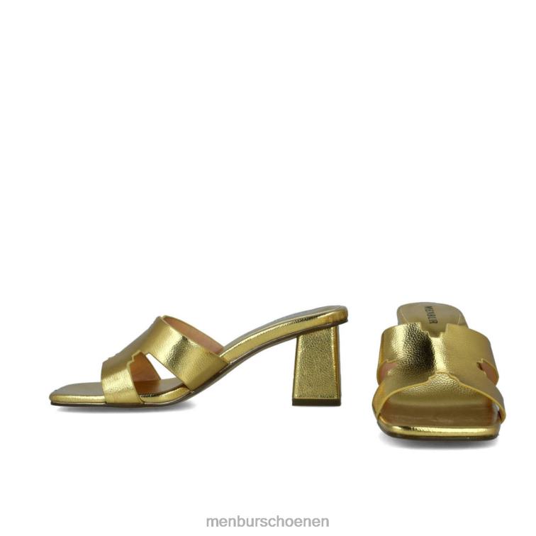 goud middelhoge en lage hakken 64N061690 geheugensteuntje vrouwen Menbur