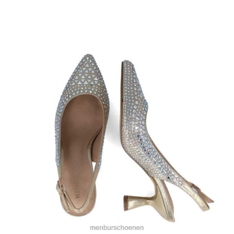 goud middelhoge en lage hakken 64N065636 axinita vrouwen Menbur