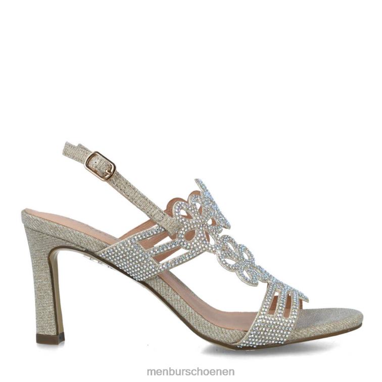 goud middelhoge en lage hakken 64N065793 Calusco vrouwen Menbur