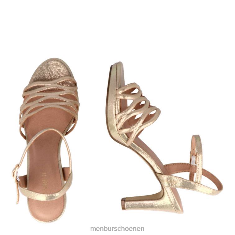 goud middelhoge en lage hakken 64N065830 Arzona vrouwen Menbur