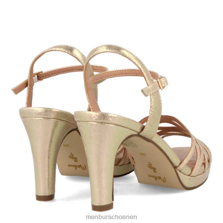 goud middelhoge en lage hakken 64N065830 Arzona vrouwen Menbur