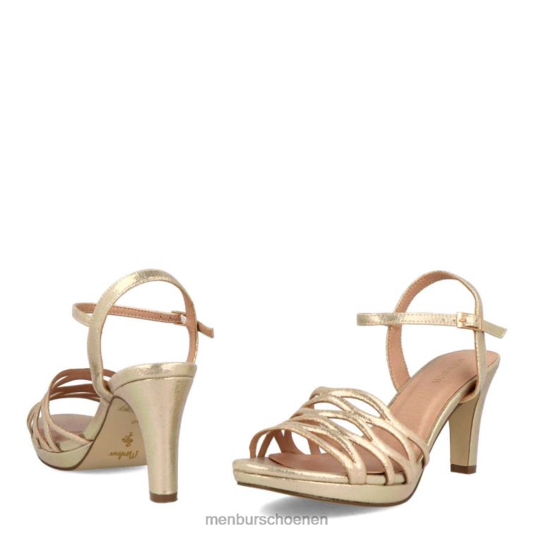 goud middelhoge en lage hakken 64N065830 Arzona vrouwen Menbur