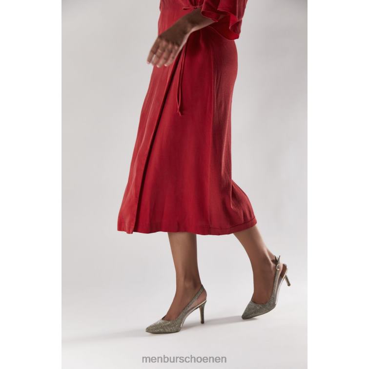 goud middelhoge en lage hakken 64N065901 Pasquali vrouwen Menbur