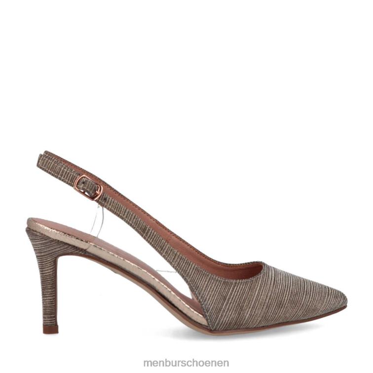 goud middelhoge en lage hakken 64N065901 Pasquali vrouwen Menbur