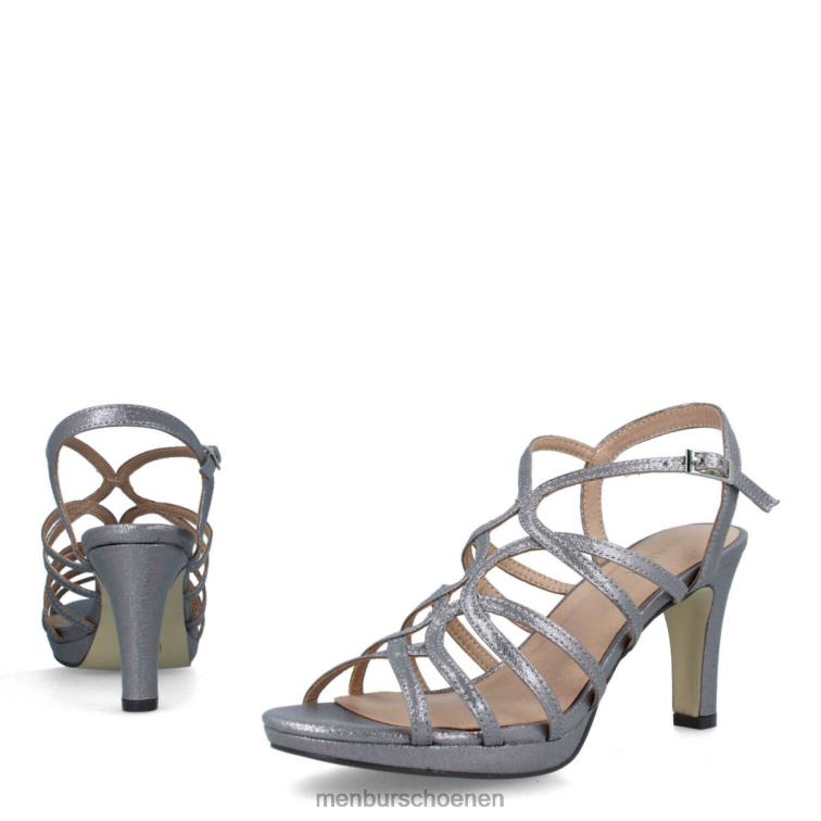 grijs middelhoge en lage hakken 64N062011 omber vrouwen Menbur