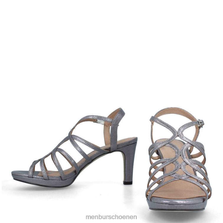 grijs middelhoge en lage hakken 64N062011 omber vrouwen Menbur