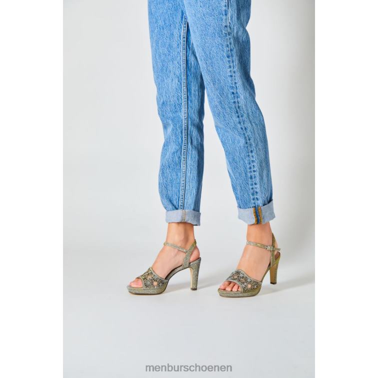 grijs middelhoge en lage hakken 64N065602 hamburger vrouwen Menbur