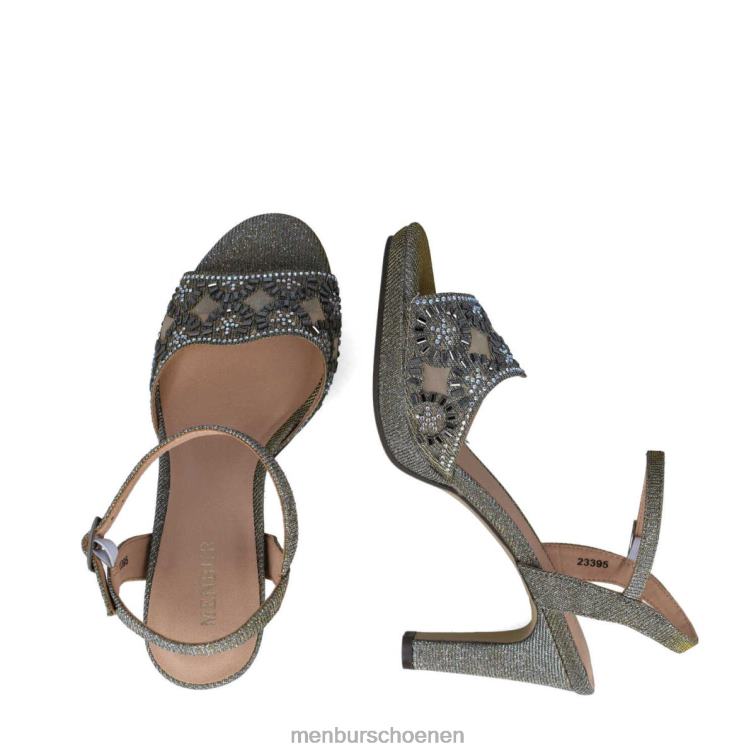 grijs middelhoge en lage hakken 64N065602 hamburger vrouwen Menbur