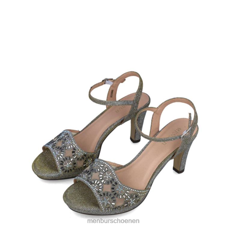 grijs middelhoge en lage hakken 64N065602 hamburger vrouwen Menbur