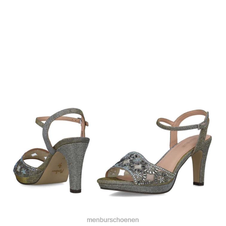 grijs middelhoge en lage hakken 64N065602 hamburger vrouwen Menbur