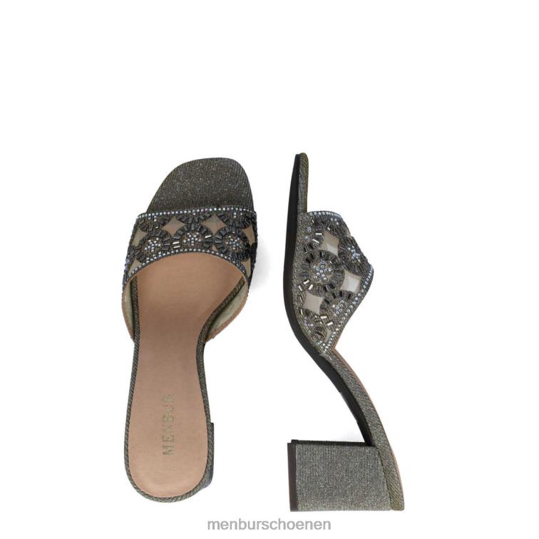 grijs middelhoge en lage hakken 64N065658 hamburger vrouwen Menbur