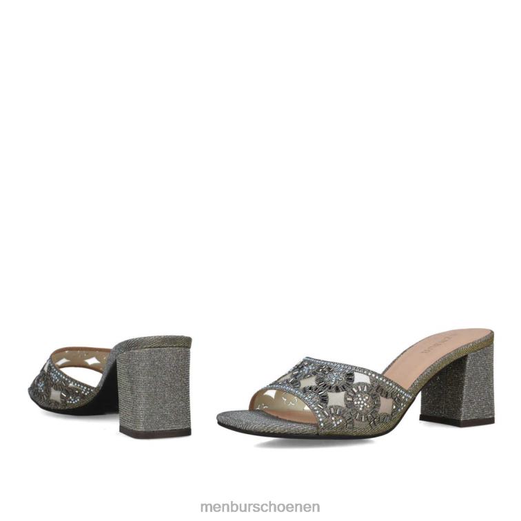 grijs middelhoge en lage hakken 64N065658 hamburger vrouwen Menbur