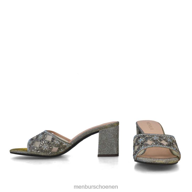 grijs middelhoge en lage hakken 64N065658 hamburger vrouwen Menbur