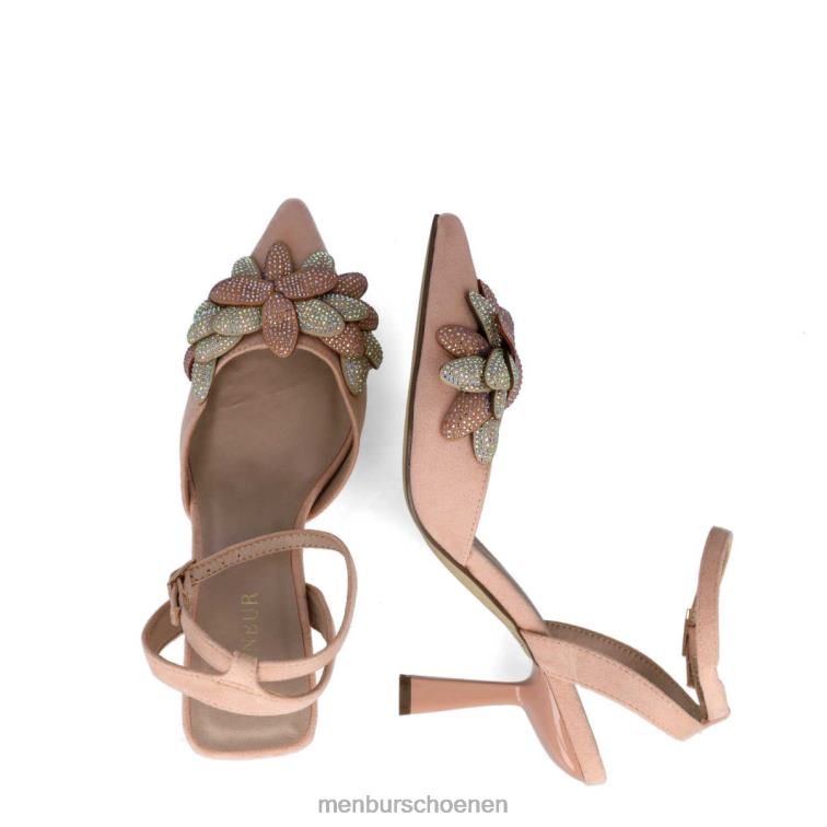 make-up roze middelhoge en lage hakken 64N065531 volans vrouwen Menbur