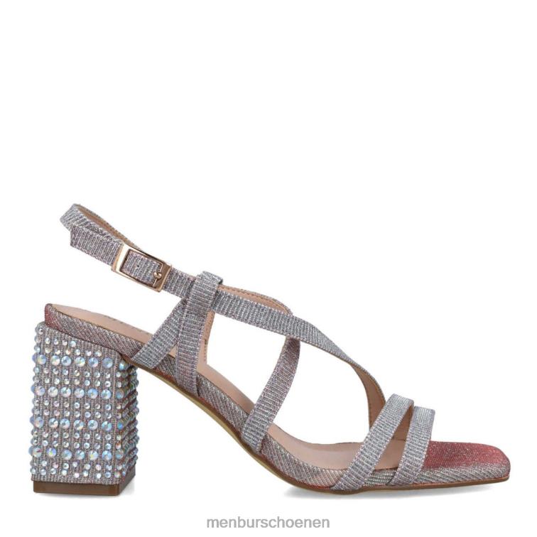 make-up roze middelhoge en lage hakken 64N065851 net vrouwen Menbur