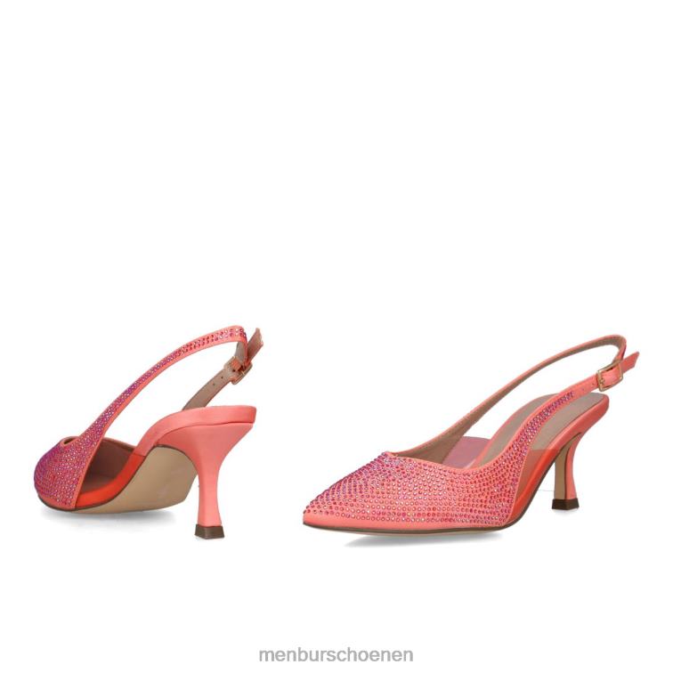 orenge middelhoge en lage hakken 64N065534 krater vrouwen Menbur