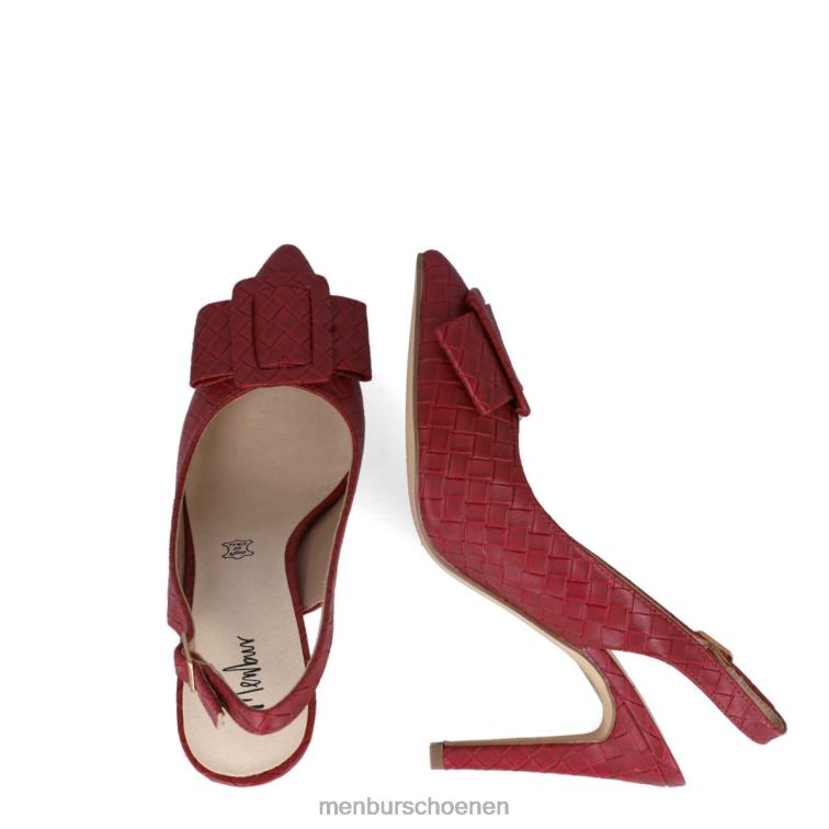 rood middelhoge en lage hakken 64N061658 anortosita vrouwen Menbur