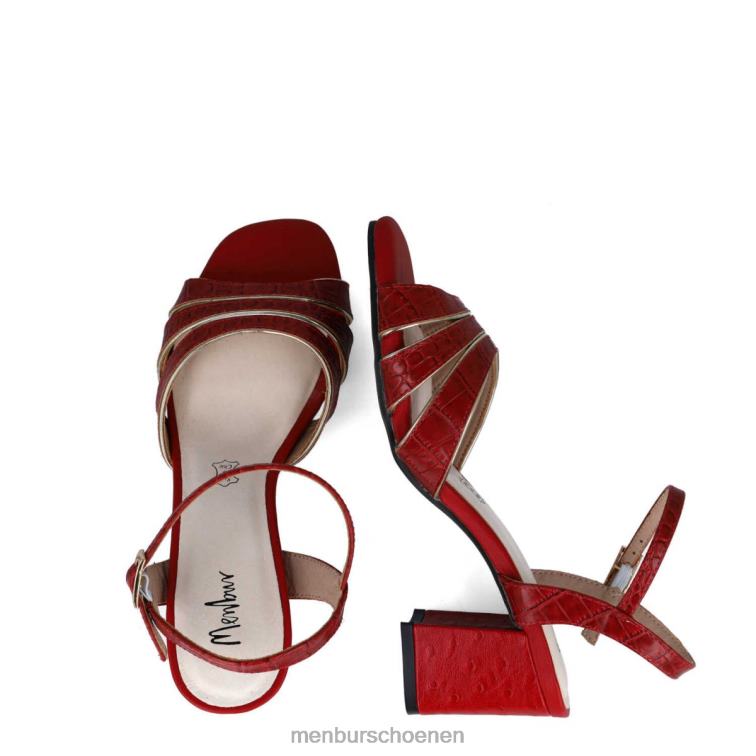 rood middelhoge en lage hakken 64N061702 Anaximenen vrouwen Menbur