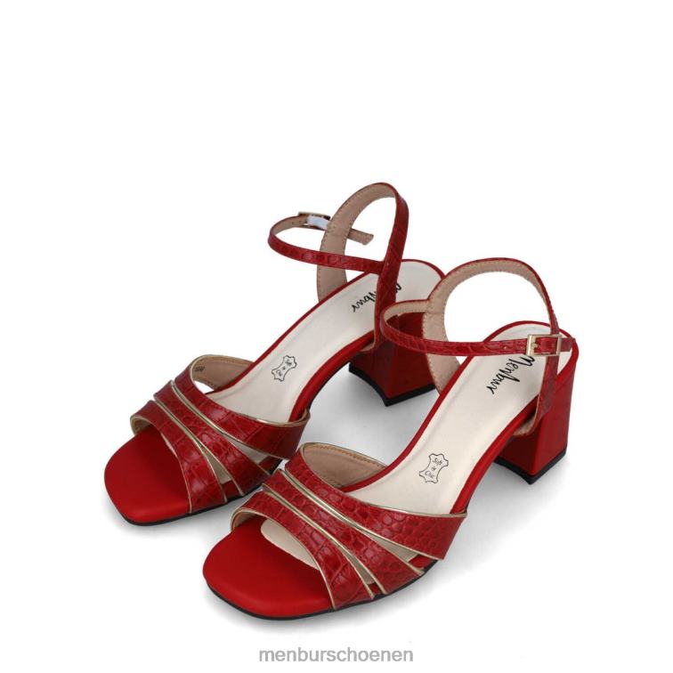 rood middelhoge en lage hakken 64N061702 Anaximenen vrouwen Menbur