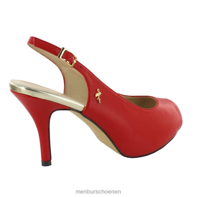 rood middelhoge en lage hakken 64N061835 manzana vrouwen Menbur