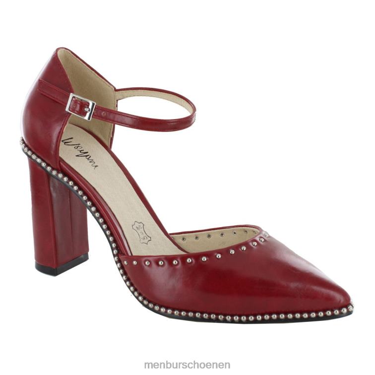 rood middelhoge en lage hakken 64N061869 les vrouwen Menbur