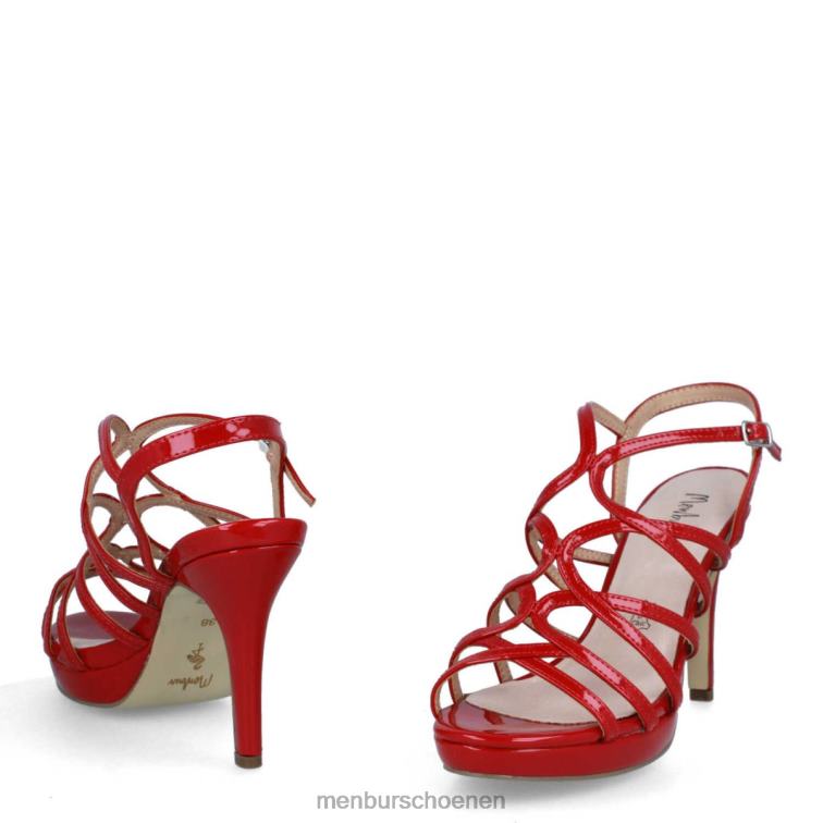 rood middelhoge en lage hakken 64N061941 Tarsia vrouwen Menbur